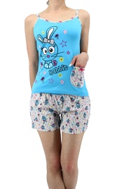 Пижамы для женщин с шортами ( узкие бретельки)  10184