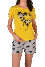 Пижамы для женщин с шортами ( с футболкой ) 60007