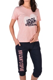 Пижамы для женщин с бриджами (короткий рукав) 82477