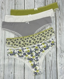 Трусы для женщин (бразилиана/молодежные/кружевные) 191234