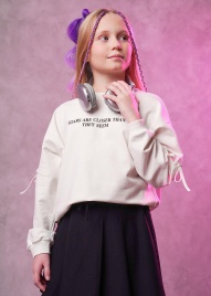 CLE 867292/11у_п Свитшот для девочки