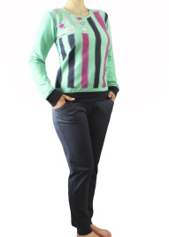 Пижама для женщин с брюками ( длинный рукав)88232