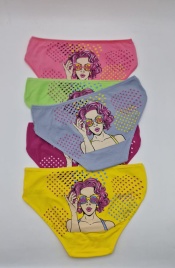 Трусы для женщин (средний размер/аппликация) 124397
