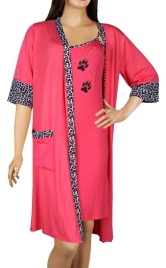 Халат и сорочка для женщин (вискоза) 14606