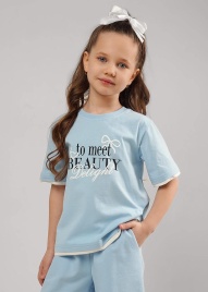 CLE 867355/13кд_п Футболка детская для девочки