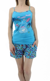 Пижамы для женщин с шортами (узкие бретельки) 80411
