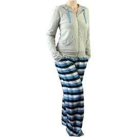 Пижамы для женщин с брюками (длинный рукав/с молнией/с капюшоном) 88058