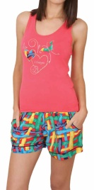 Пижамы для женщин с шортами (широкие бретельки/вискоза) 92101