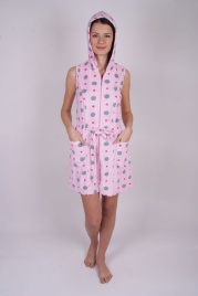 Халат для женщин (с молнией/с капюшоном/махро) 88160