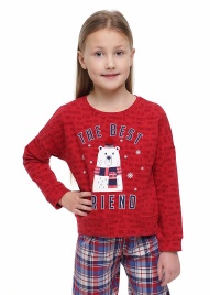 CLE LSW18-730/1 Свитшот для девочки