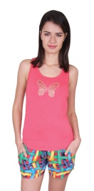 Пижамы для женщин с шортами (широкие бретельки/вискоза) 92109