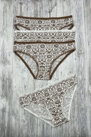 Трусы для женщин (молодежные/цветные/вискоза) 130004