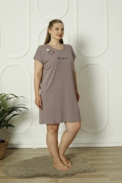 Сорочка для женщин большой размер (короткий рукав) 84322