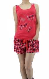 Пижамы для женщин с шортами (широкие бретельки/вискоза) 92082