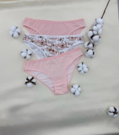 Трусы для женщин 3шт ( молодежные)113293