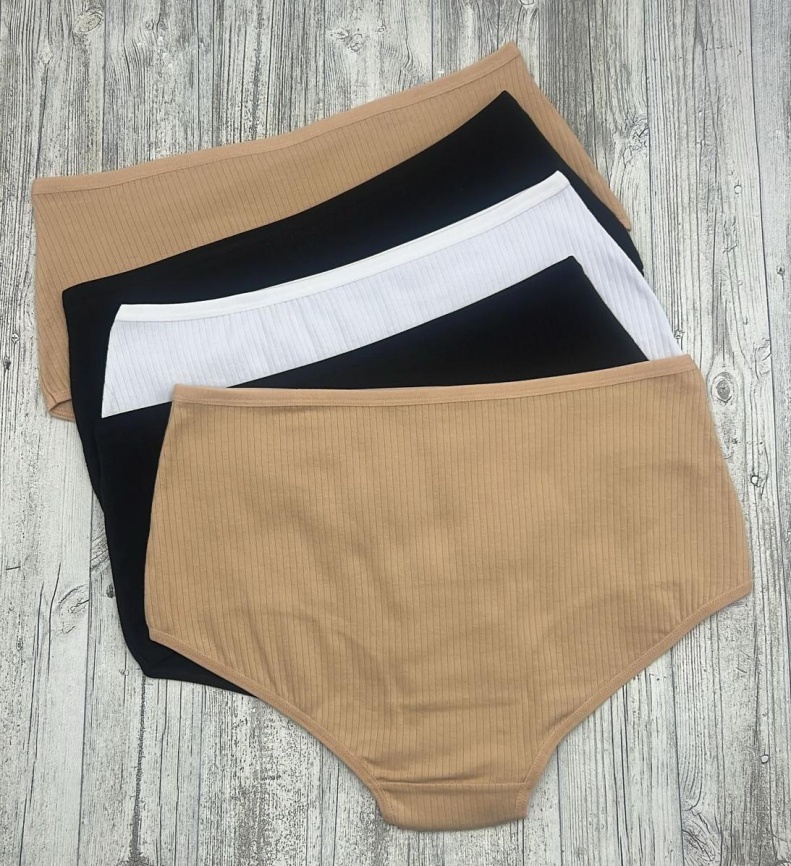 Трусы в рубчик для женщин (широкий бок/молодежные) 94243-1 фото 2