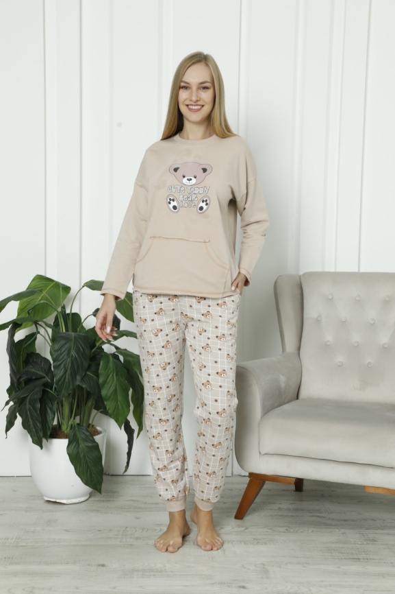 Пижамы для женщин (длинный рукав с брюками) 88316 фото 1