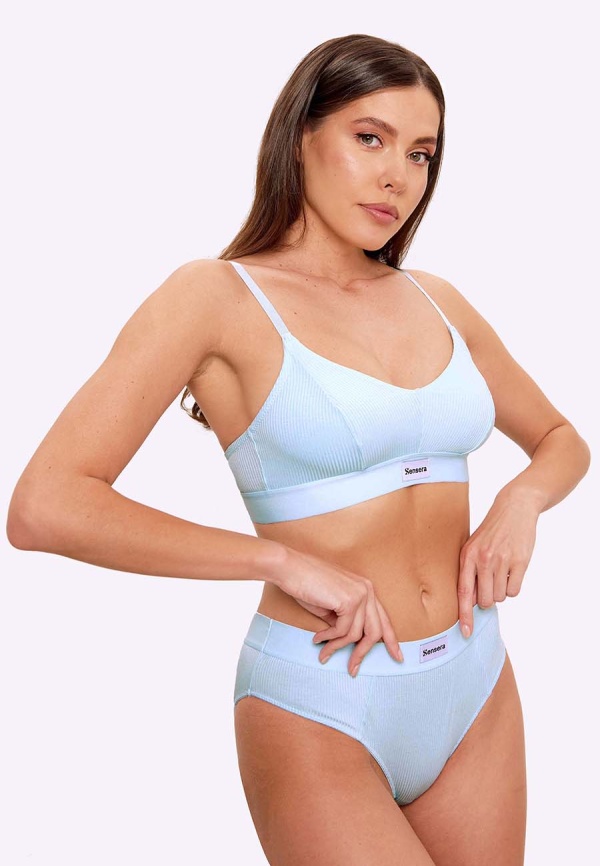 Бюстгальтер жен. Barta голубой Soft bra, 0120264113 фото 3