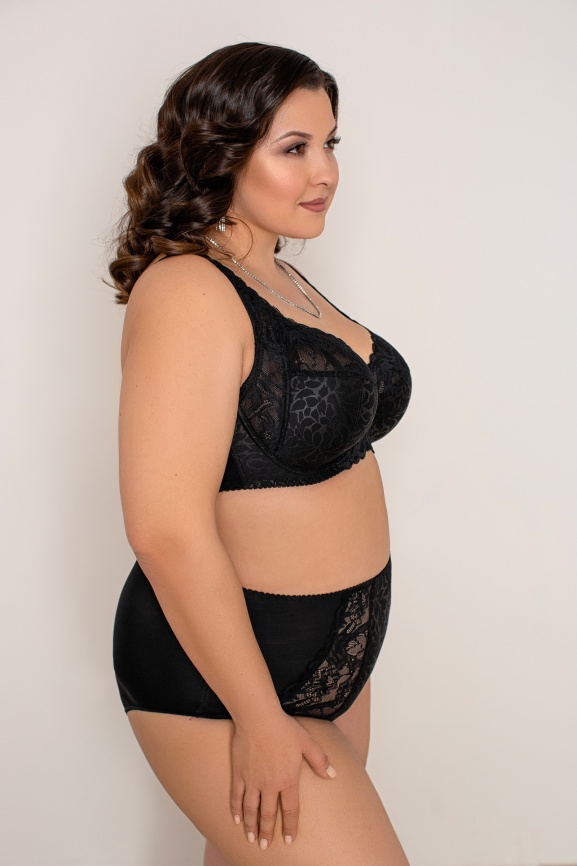 Бюстгальтер 320-5 ЧЕРНЫЙ ЭМБОССИНГ фото 8