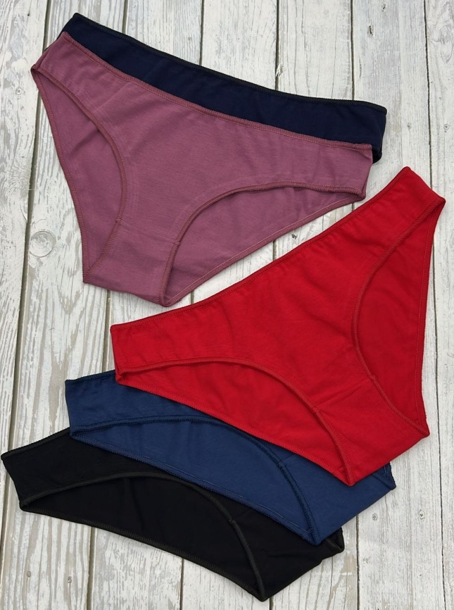 Трусы для женщин ( молодежные/однотонные) 9001-2 фото 1