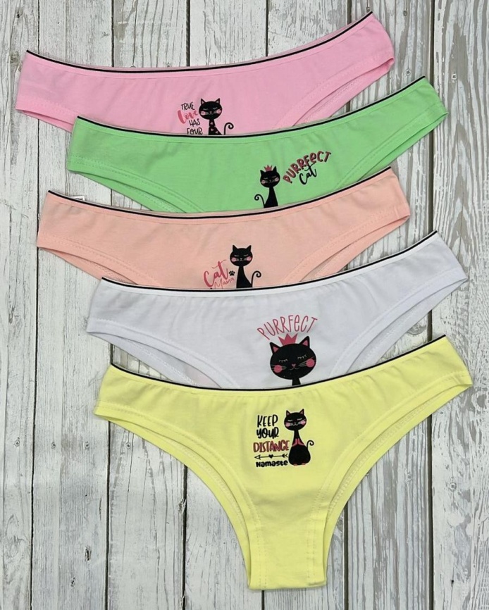 Трусы для женщин (бразилиана/молодежные/цветные) 91503 фото 1