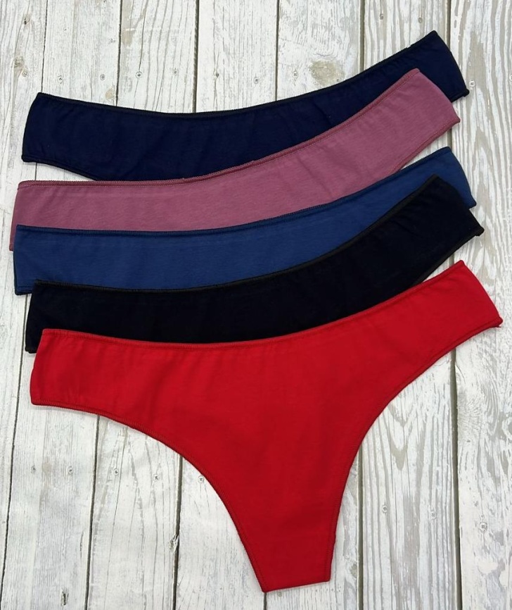 Стринги для женщин ( средний размер/однотонные) 9004-2 фото 2
