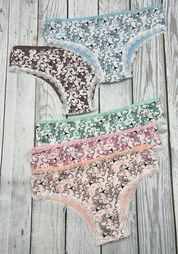 Трусы для женщин (бразилианна/молодежные/кружевные) 191063 фото 1