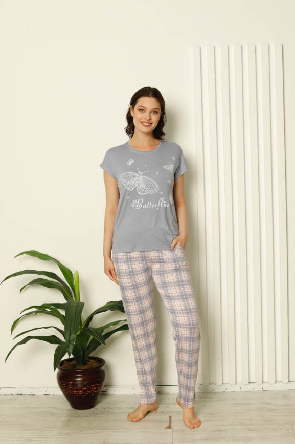 Пижама для женщин  (футболка с брюками) 99066 фото 1