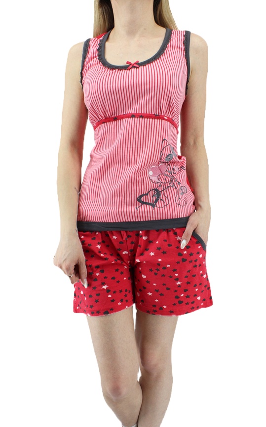 Пижамы для женщин с шортами (широкие бретельки) 150508 фото 1