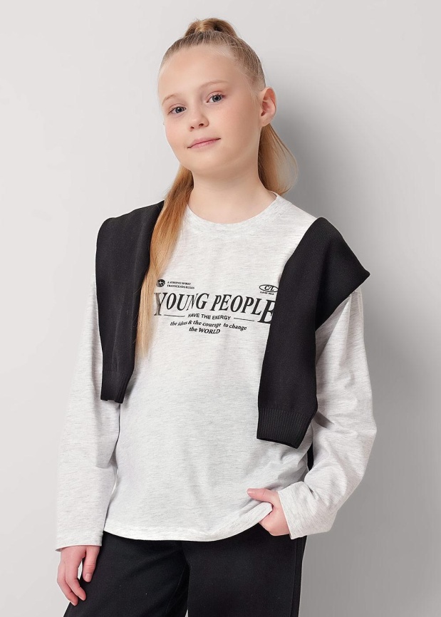 CLE 867357/13кдп_п Лонгслив для девочки фото 1