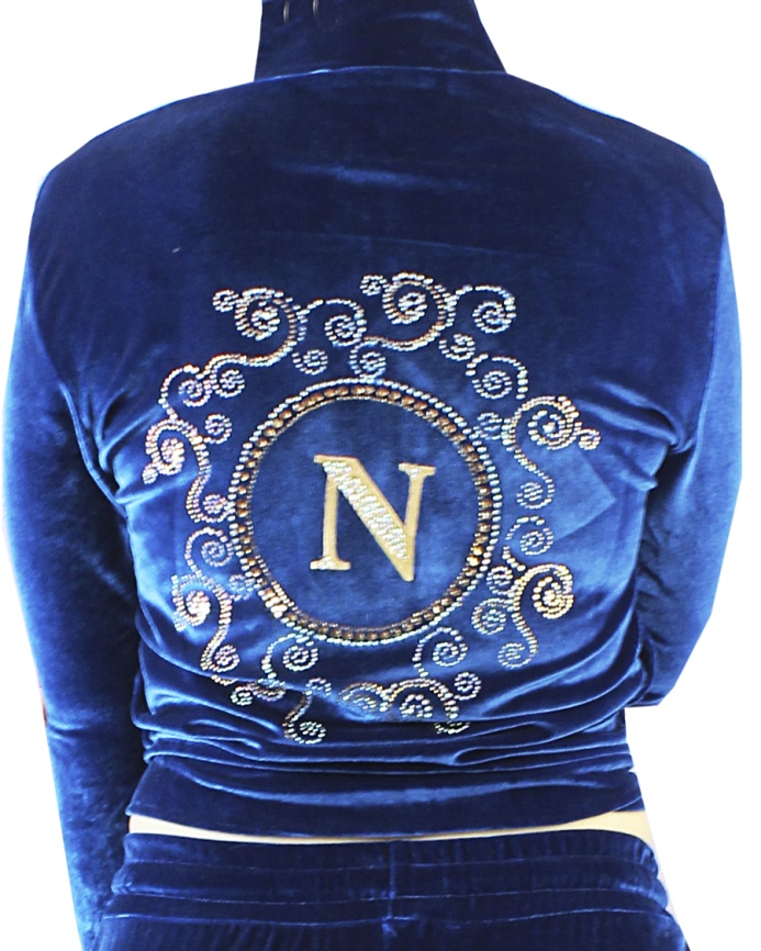 Пижамы для женщин с бриджами (длинны рукав/велюр/с молнией) 87020 фото 4