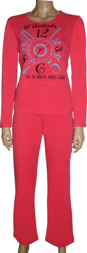 Пижамы для женщин с брюками ( длинный рукав/утепленные)  88021 фото 3