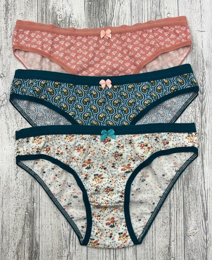 Трусы для женщин 3 шт 3001-12 фото 1