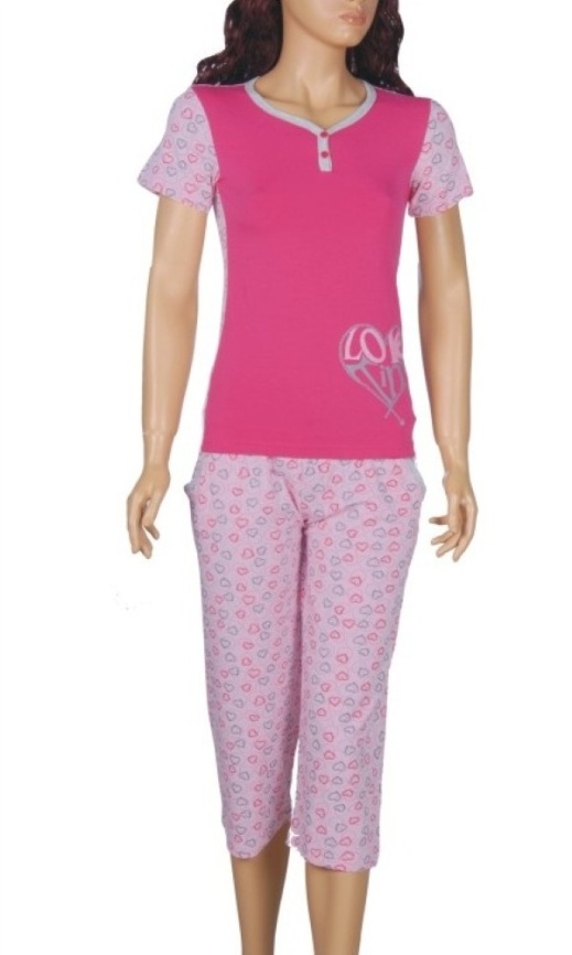 Пижамы для женщин с бриджами ( короткий рукав) 150040 фото 1