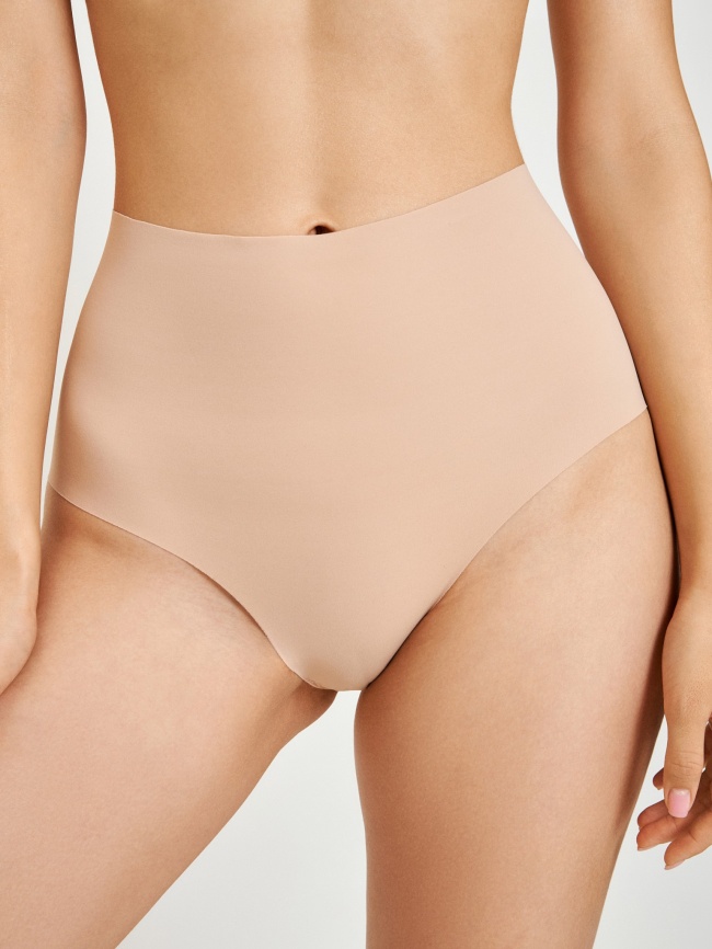 Трусы жен. с высокой талией Tess черный принт фото 1