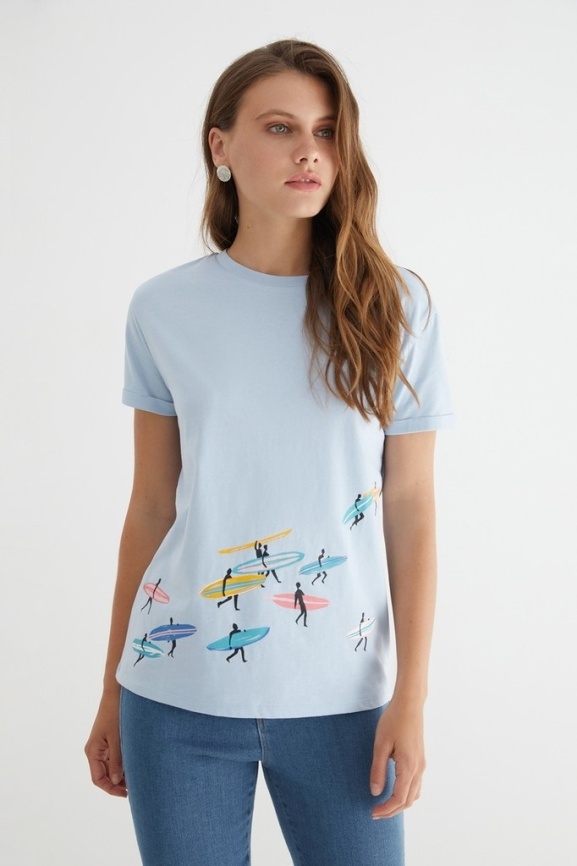 10200510052, Футболка жен. Abba5 белый, CONCEPT CLUB фото 1