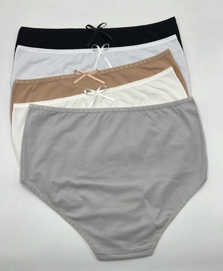 Трусы для женщин (большой размер/однотонные) 10240-32 фото 2
