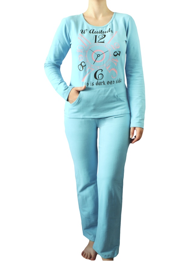 Пижамы для женщин с брюками ( длинный рукав/утепленные)  88021 фото 1