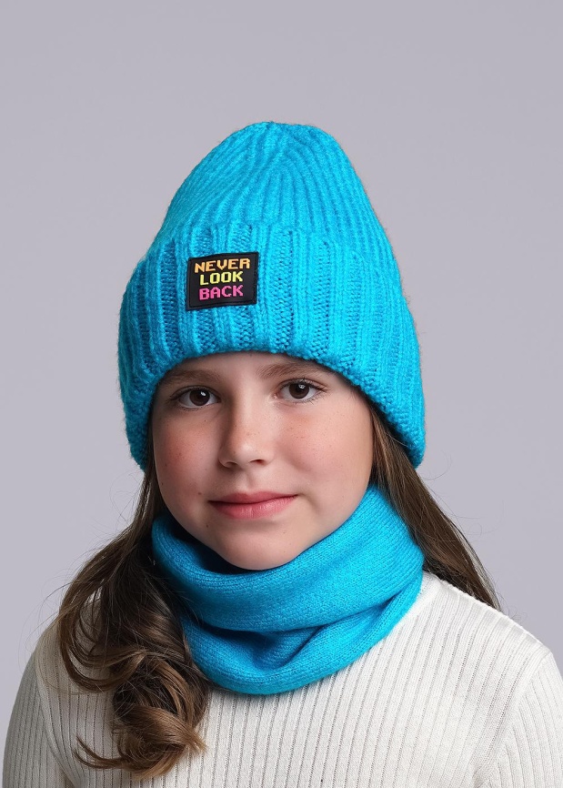 CLE 433884ап флис Шапка детская для девочки фото 2