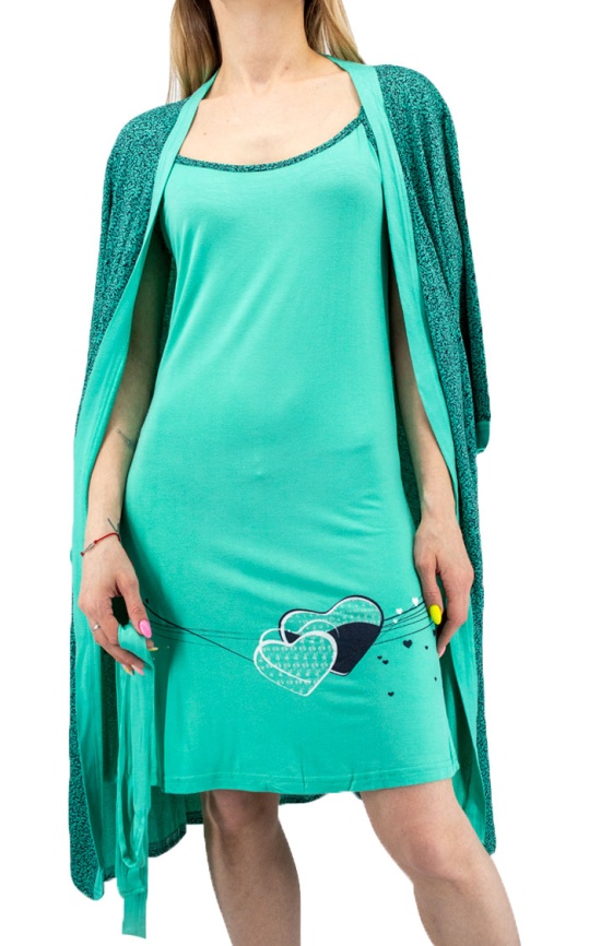 Халат и сорочка для женщин (вискоза) 14594 фото 2