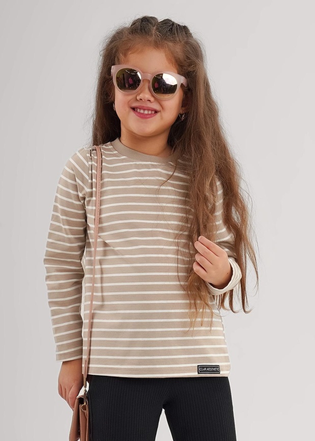 CLE 867281кдн Лонгслив для девочки фото 1