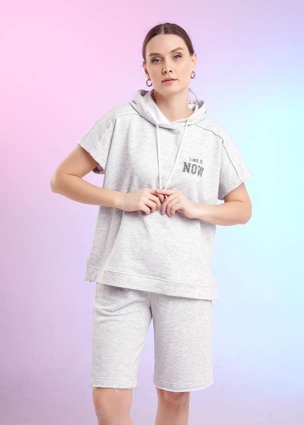 CLE LSH26-1229/1 мел Шорты женские фото 1