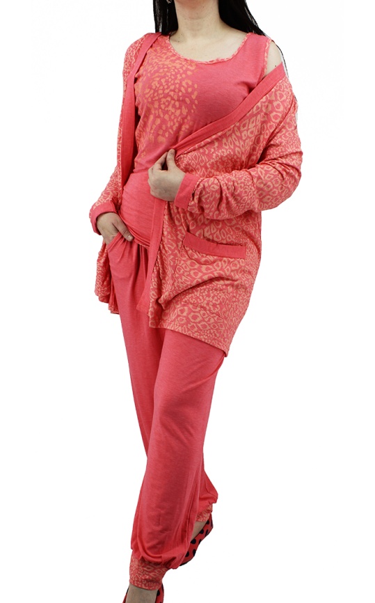 Пижамы для женщин большой размер (с брюками/с халатом) 13789 фото 1