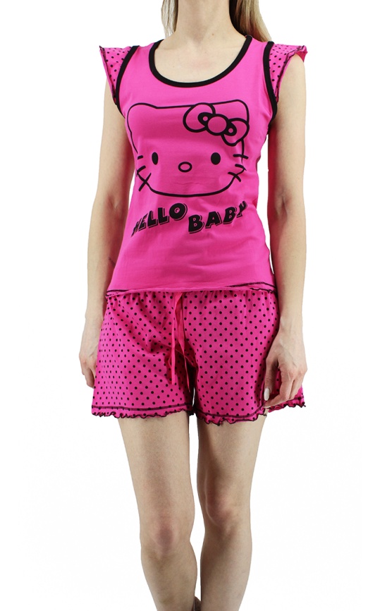 Пижамы для женщин с шортами (широкие бретельки) 14075 фото 3