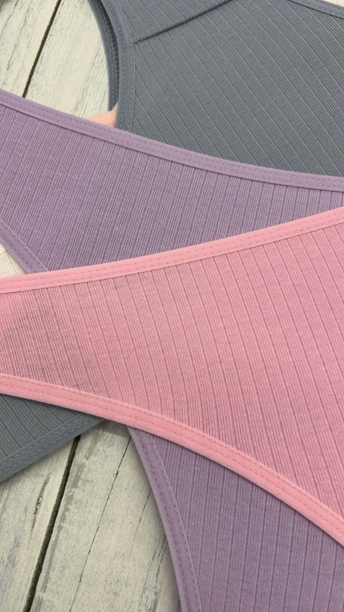 Бразилиана в рубчик для женщин (молодежные/однотонные) 92243-2 фото 3