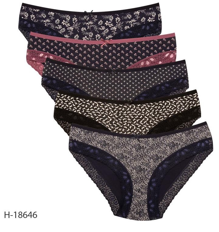 Трусы для женщин (средний размер/цветные/кружевные) 18646 фото 1
