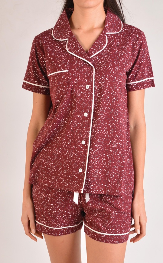 Пижамы для женщин с шортами (короткий рукав) 60004 фото 2