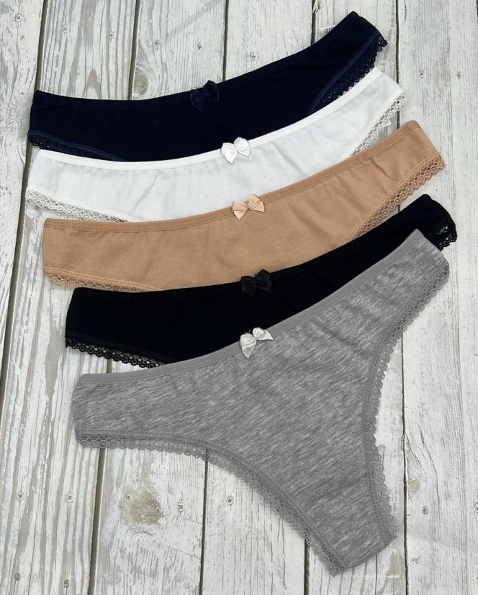 Стринги для женщин (молодежные/однотонные) 88254 фото 1