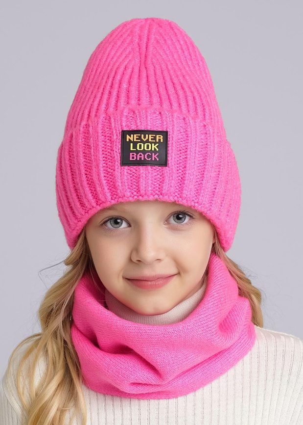 CLE 433884ап флис Шапка детская для девочки фото 5