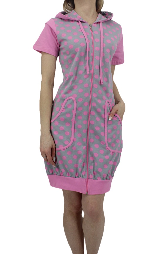 Халат для женщин (с молнией/с капюшоном) 83110 фото 2